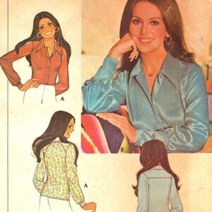 McCall&#39;s 4659 Vintage Sewing Pattern, Misses&#39; Set of Blouses Sewing Pattern, Marlo&#39;s Corner Pattern, Size 8, ©1975