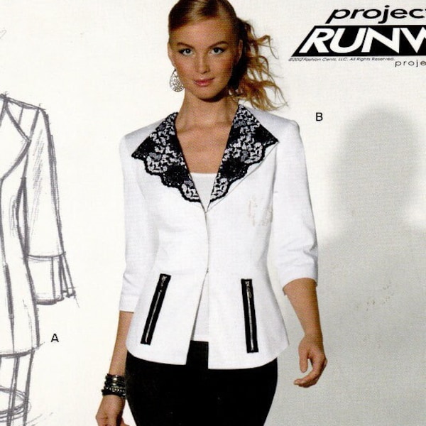 New Look 6099 Sewing Pattern ~ Misses' Jacket with Sleeve Variations Sewing Pattern, Size 8-18, ©2012, UNCUT