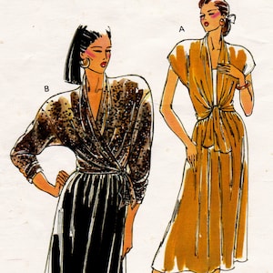 Kwik Sew 1962 Vintage Sewing Pattern, Misses&#39; Top & Skirt with Neckline and Sleeve Variations Sewing Pattern, Size XS - L, ©1989, UNCUT