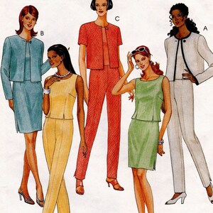 McCall&#39;s 8639 Vintage Sewing Pattern, Misses&#39; Wardrobe ~ Jacket, Top, Pants & Skirt Easy Sewing Pattern, ©1997