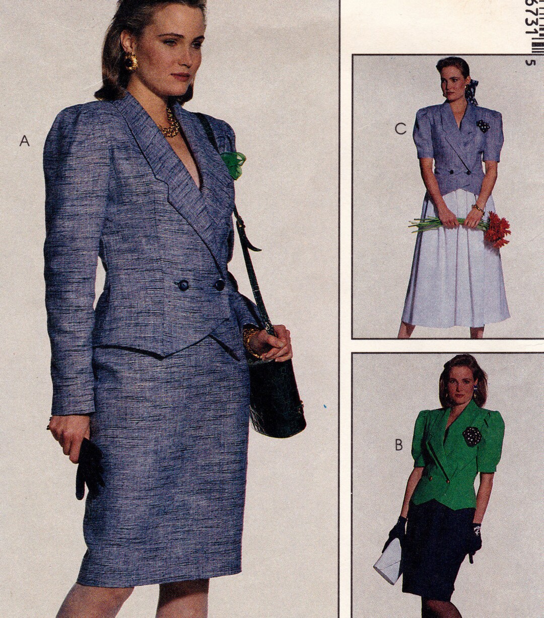 Mccall's 4673 Sewing Pattern Misses' Suit Double - Etsy