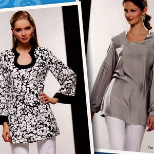 Simplicity 2930 Sewing Pattern, Misses&#39; Tunic with Neckline and Sleeve Variations & Tie Belt Sewing Pattern, Size 6-14, ©2008, UNCUT