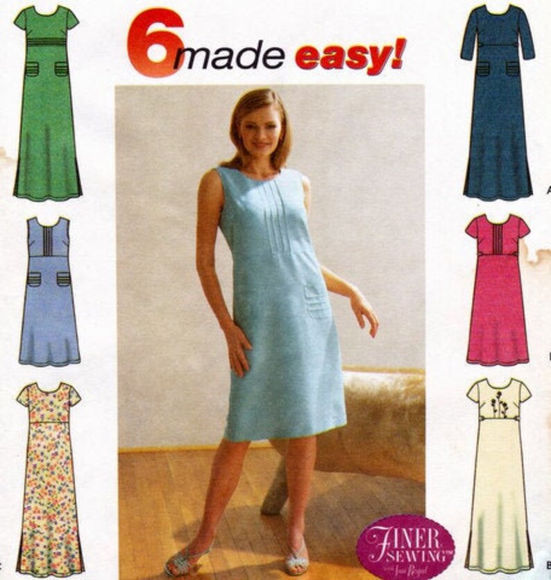 Simplicity 9189 Sewing Pattern Misses' Dresses Six 6 - Etsy