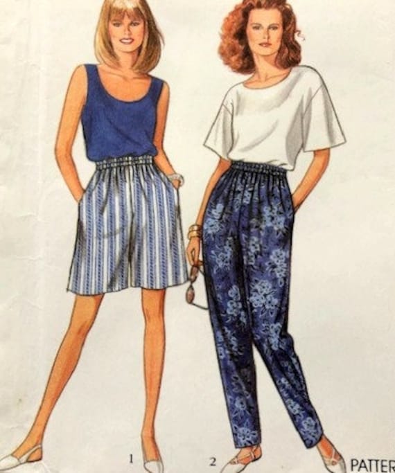 Simplicity 8254 Vintage Sewing Pattern, Misses' Pants or Shorts