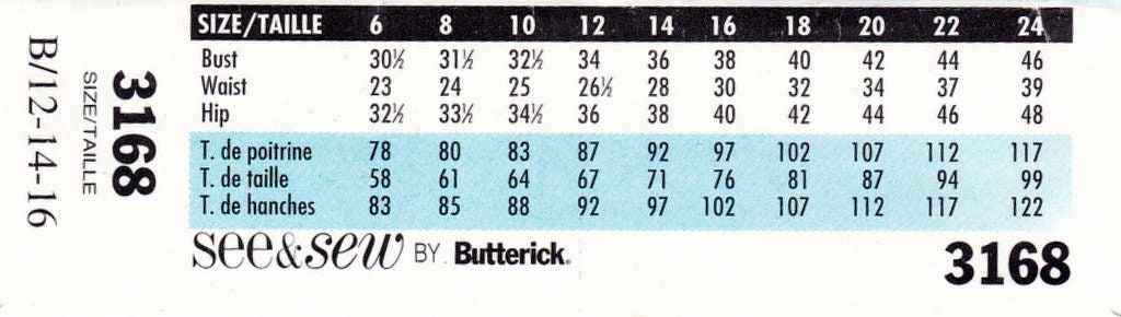 S3168 Pattern Butterick See & Sew 3168 Sewing Pattern, Misses'/misses' Petite Dress ...