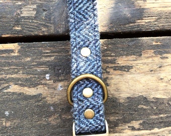 Rustic Blue Boho Tweed