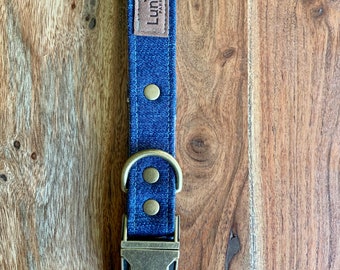 Blue Jeans Dog Collar