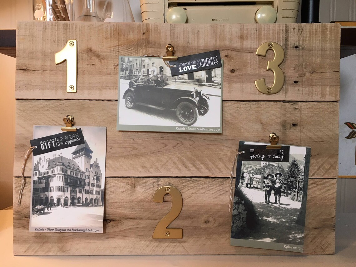 Rustic Wood Pallet Wall Picture Etsy