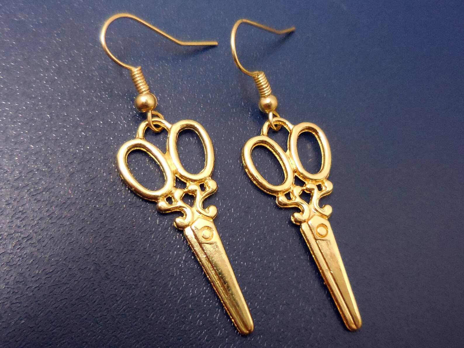 Scissor Earrings Shears Steampunk gold tone Drop Earrings Etsy Italia