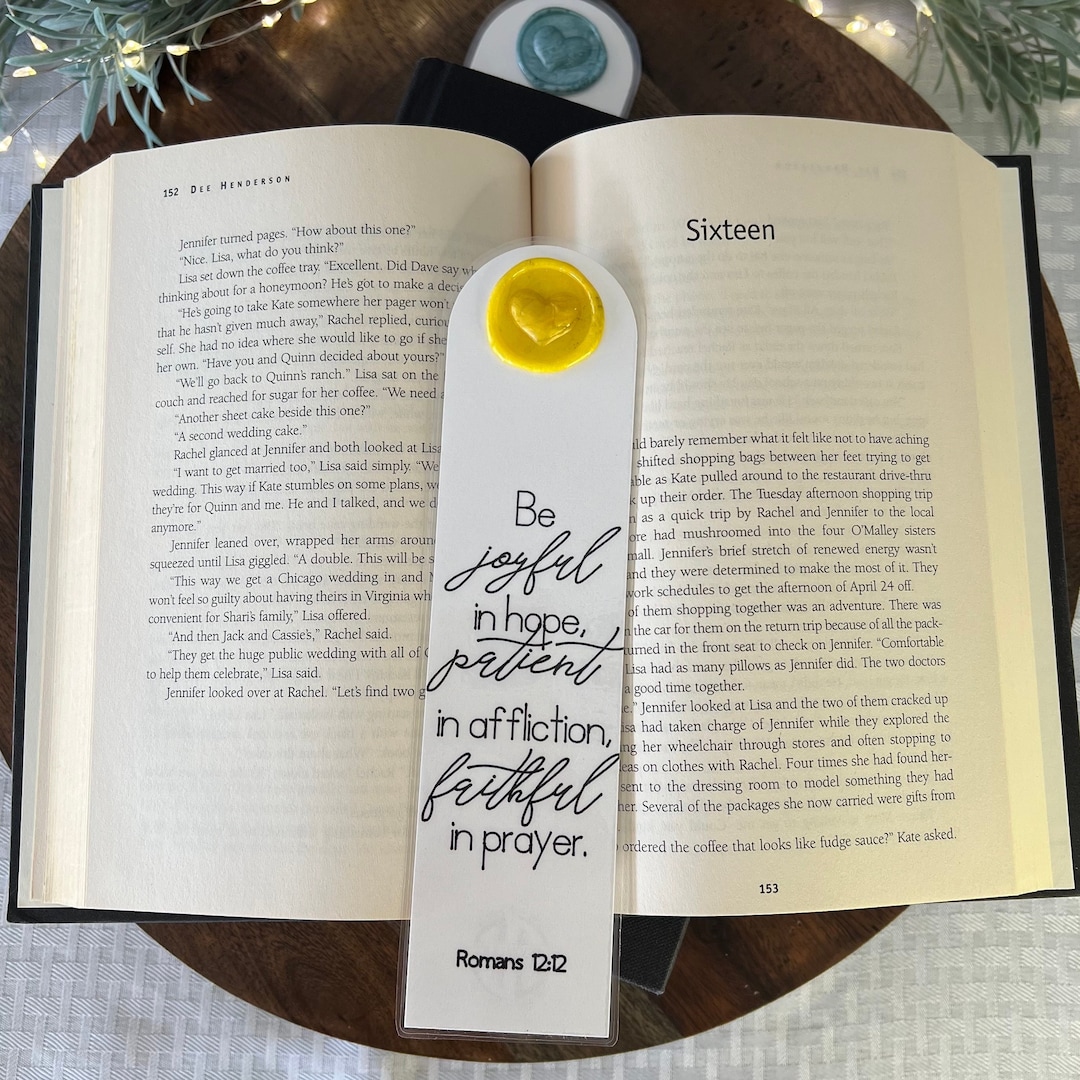 Laminated Bible Verse Bookmark Customizable Scripture Etsy