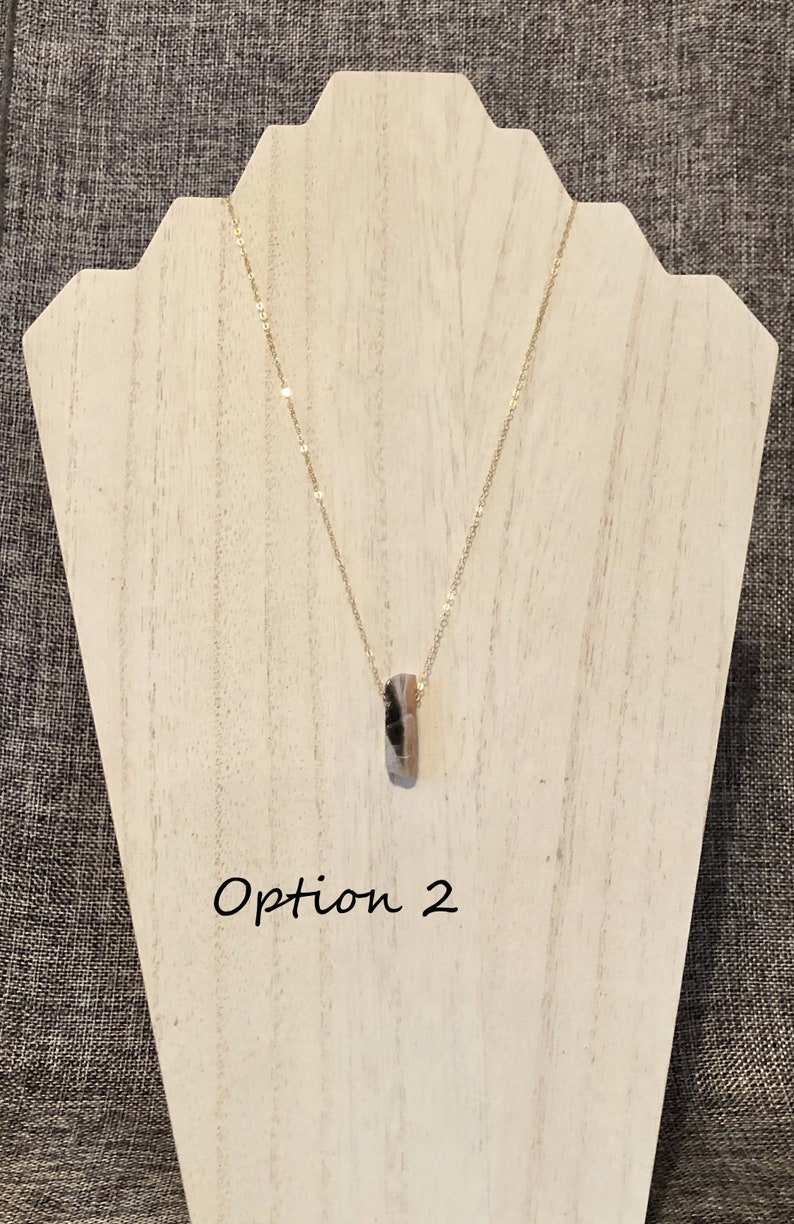 Layered Necklaces Gemstone Choker Layering Jewelry Gold Necklace Botswana Agate Short Gemstone Necklace