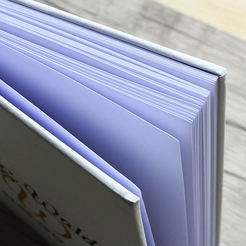 Custom Wedding Floral Style Guest Book Couple/'s First Name Personalized Wedding Guest Book With Photo Surname /& Wedding Date