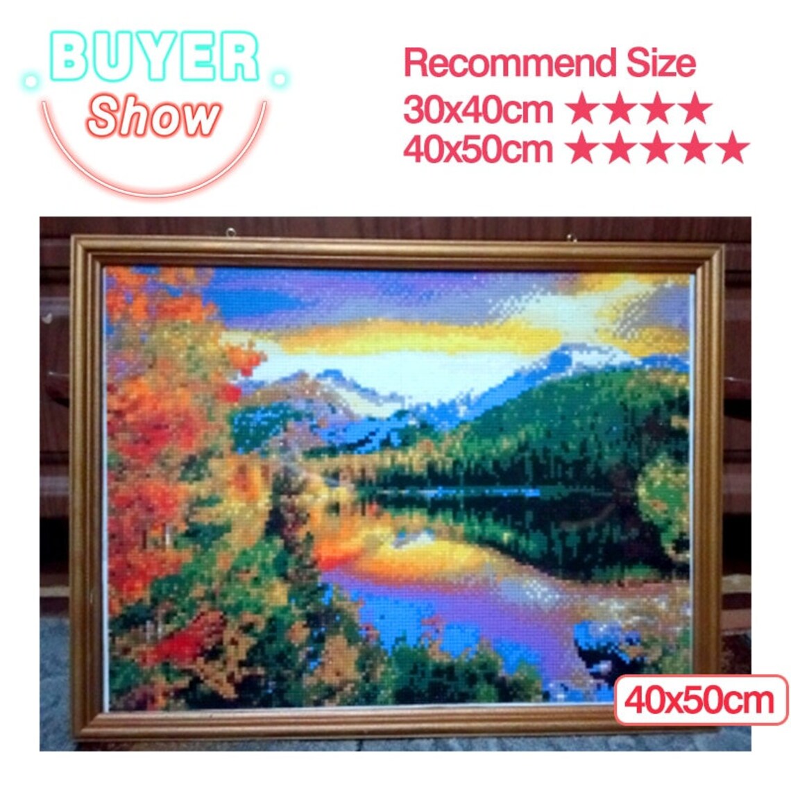 DIY Diamond Painting on Canvas With Beautiful Landscape Etsy