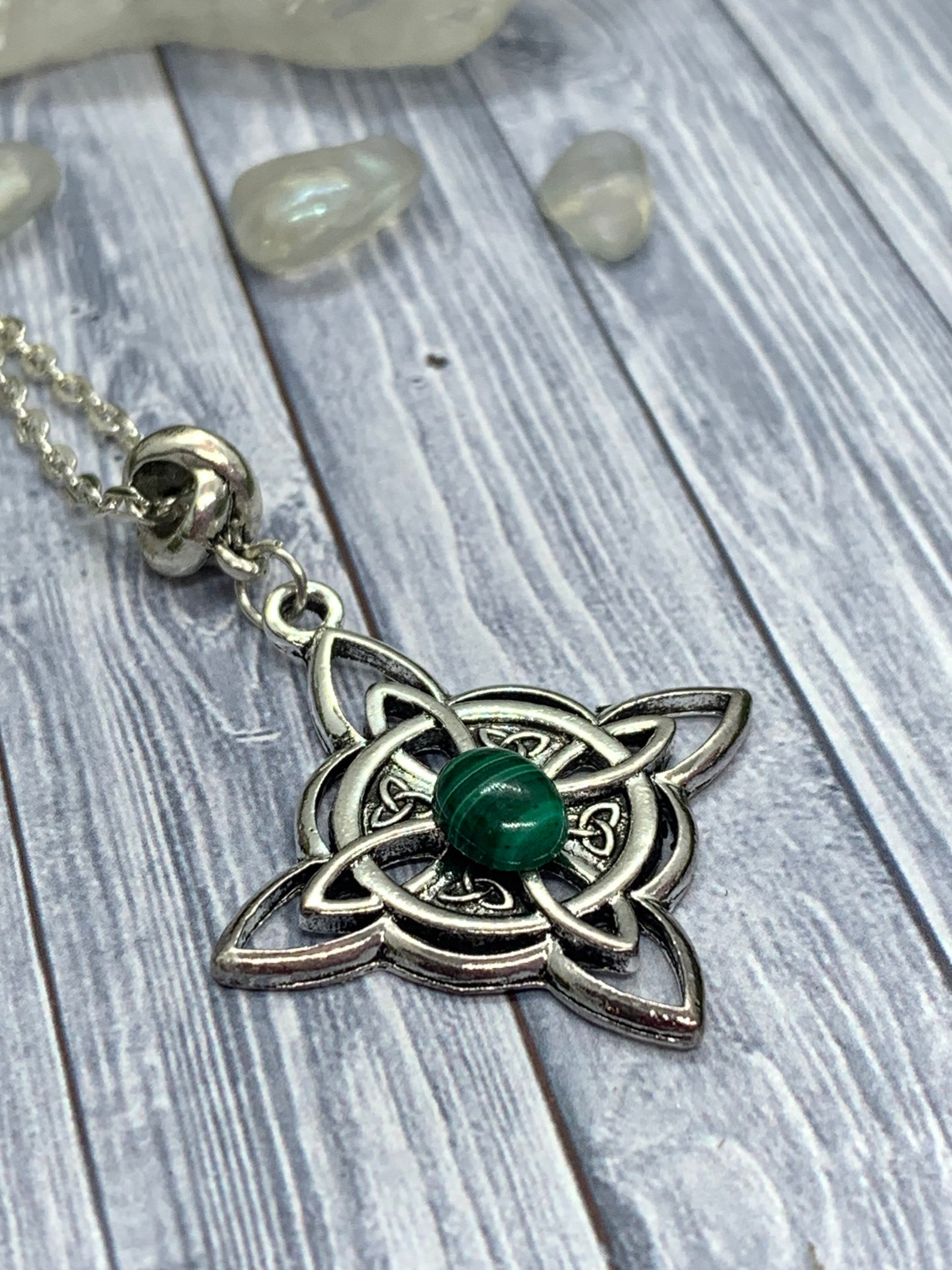 Celtic Knot Witch Jewelry Wiccan Necklace Wicca Necklace Pagan  Etsy