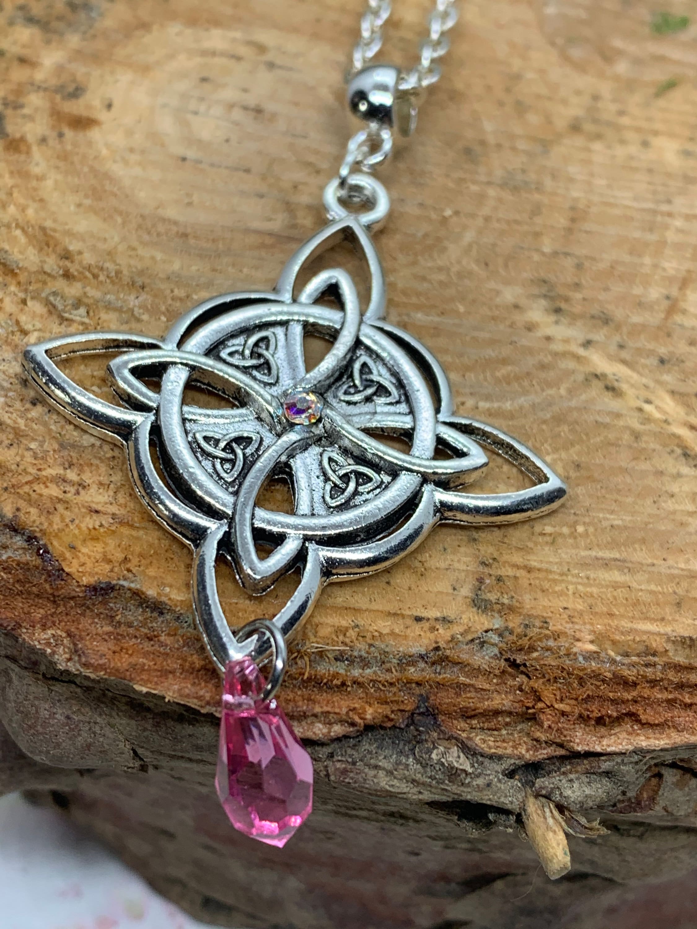Celtic Knot Witch Jewelry Wiccan Necklace Wicca Necklace Pagan  Etsy