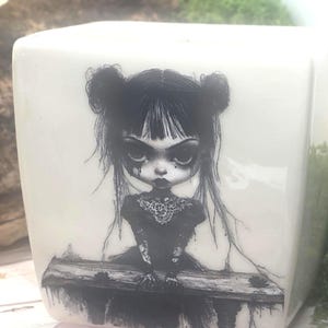 Haunted Doll Pot: Gothic Home Decor, Creepy Plant Holder
