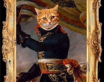 portrait de chat personnalisable , Bonaparte