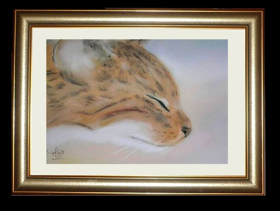 Portrait De Chat Au Pastel Sec Une Matinee Au Jardin Etsy Portrait De Chat Au Pastel Sec Une Matinee Au Jardin Etsy