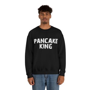 Pancake King Heavy Blend Unisex Crewneck Sweatshirt