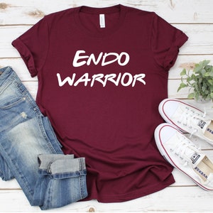 Endo Warrior T-Shirt: Chronic Pain Awareness, Unisex Jersey Tee