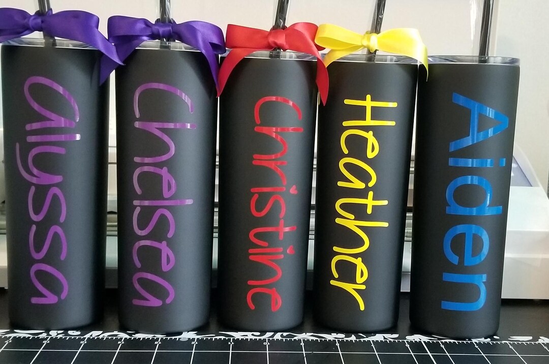 Custom Name Vinyl Decal: Personalized Sticker for Tumbler, Laptop, Car ...