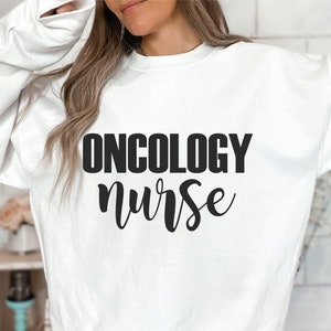 Oncology Nurse Sweatshirt: Heavy Blend Crewneck, Cancer Care Gift