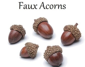 Faux Acorns Etsy