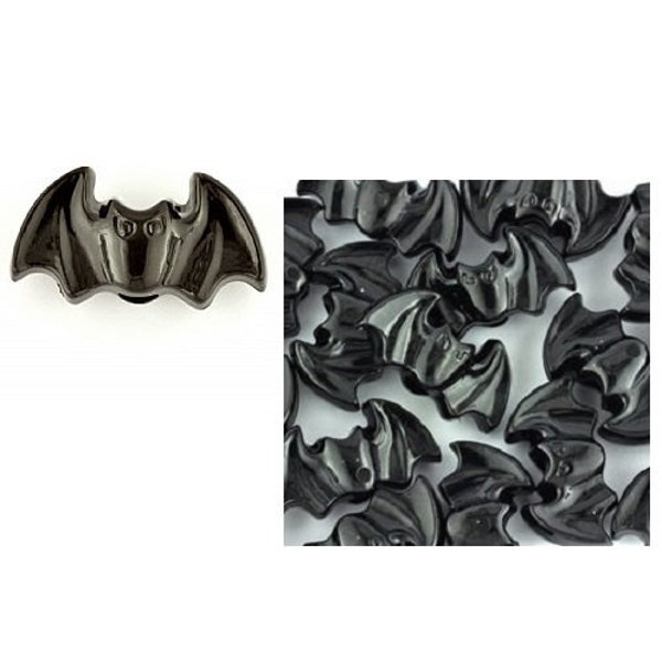 Bats, Bat Shaped Pony Beads, Halloween, Black, Black Bat, Kid Crafts, Spooky, Bat