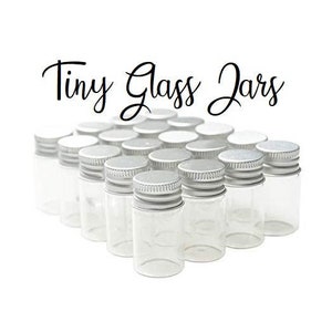 Tiny Glass Jars with lid