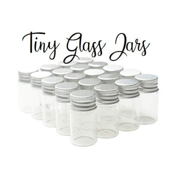 Tiny Glass Jars with lid