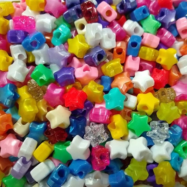 Random All Star Beads, Kid Crafts, DIY, Star, Beads