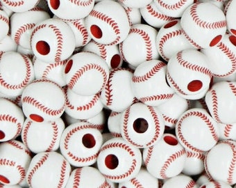 Baseball Beads, Sports Beads, Team Sports, Sports, Ball, Baseball, DIY, Kid Crafts, Keychain