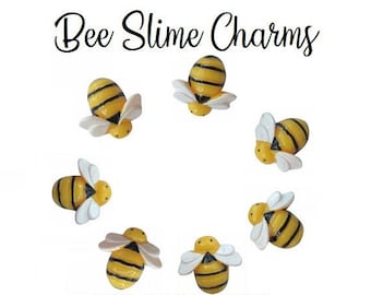 Bumble Bee, Slime Charms, Bee Cabochons, Bee, Cabochons, Insects, Spring