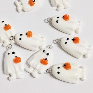 Ghost Charm, Halloween, Charms, Ghost, DIY
