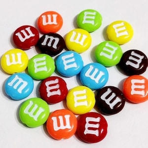 M&M style candy BEADS,