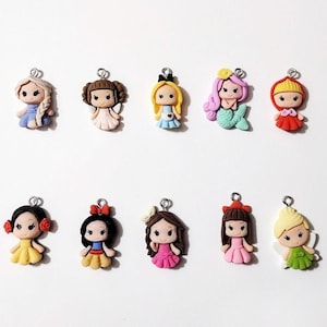 Princess CHARMS, Princesses, Disney Inspired, Cabochons