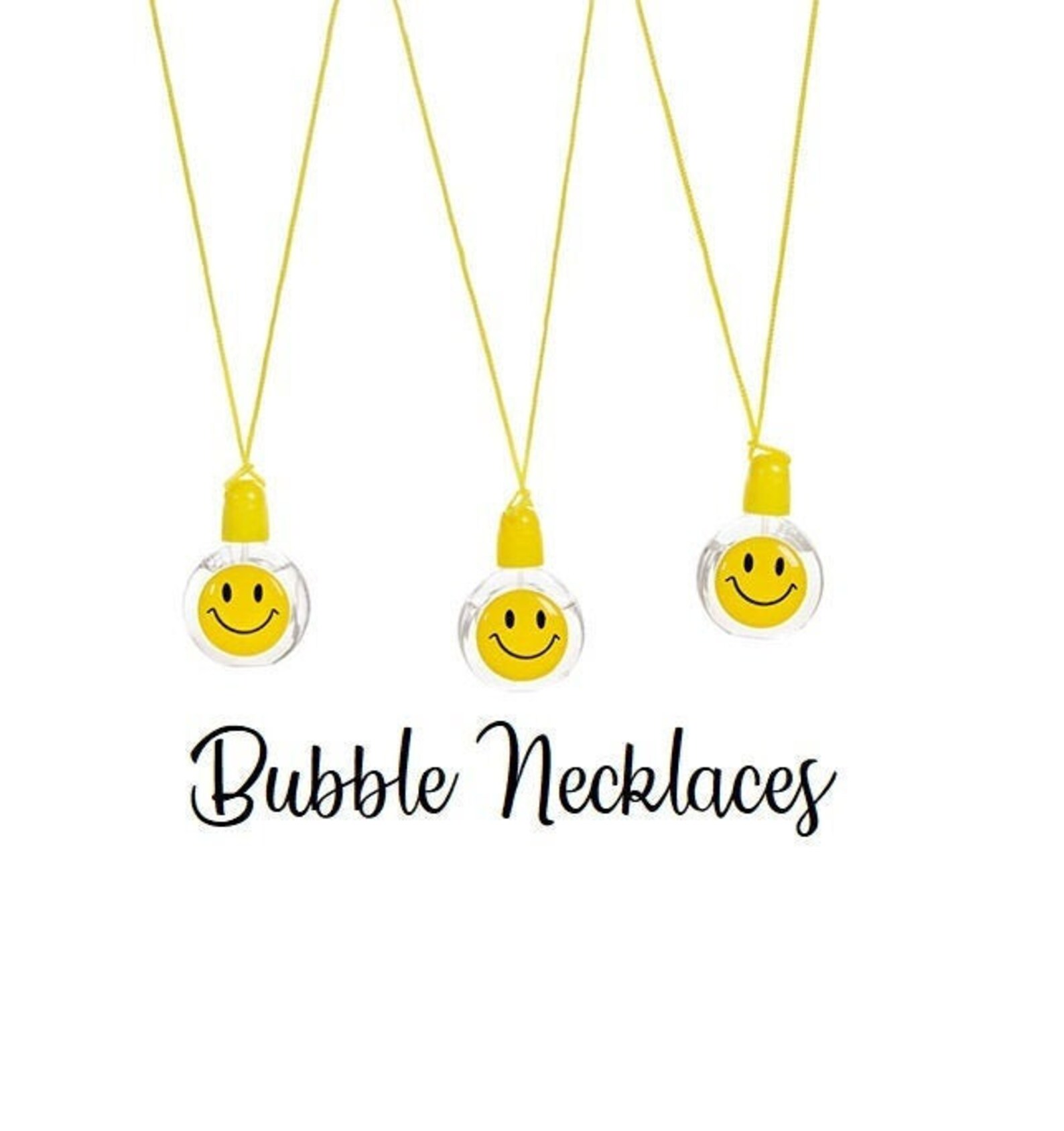Set of 3 Bubble Necklaces Kid Crafts DIY Bubble Charms Etsy
