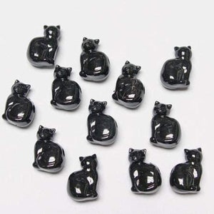 Black Cat Halloween Beads, Kid Crafts, DIY, Black Cat, Beads