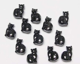 Black Cat Halloween Beads, Kid Crafts, DIY, Black Cat, Beads