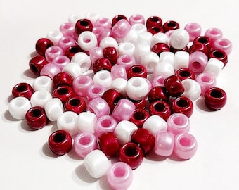 Ensemble de perles de poney de la Saint-Valentin, perles de la Saint-Valentin