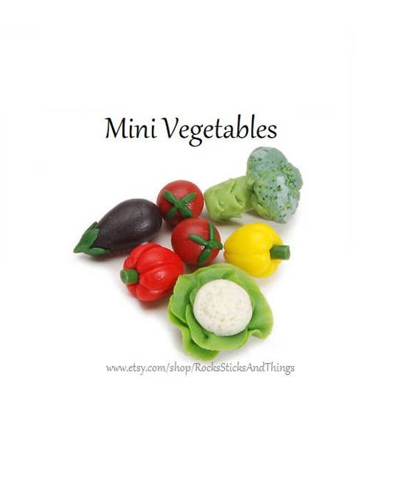 miniature vegetables dollhouse