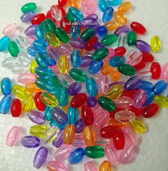 Oat Beads Rice Beads Transparent Beads Kid Crafts DIY Etsy