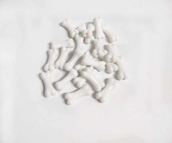 Amosfun Plastic Skeleton Bones - 4 Piece Fake Bones For Halloween Props, Costume Accessories & Party Decor