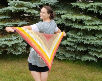 PDF SCHEMA PER UNCINETTO Scialle o sciarpa triangolare essenziale della nonna