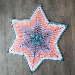 PDF CROCHET PATTERN Sixpence Blanket / Throw / Baby Blanket / Afghan / Bedspread