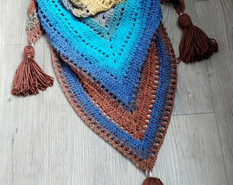 PDF SCHEMA PER UNCINETTO Sciarpa/sciarpa triangolare Waubedonia