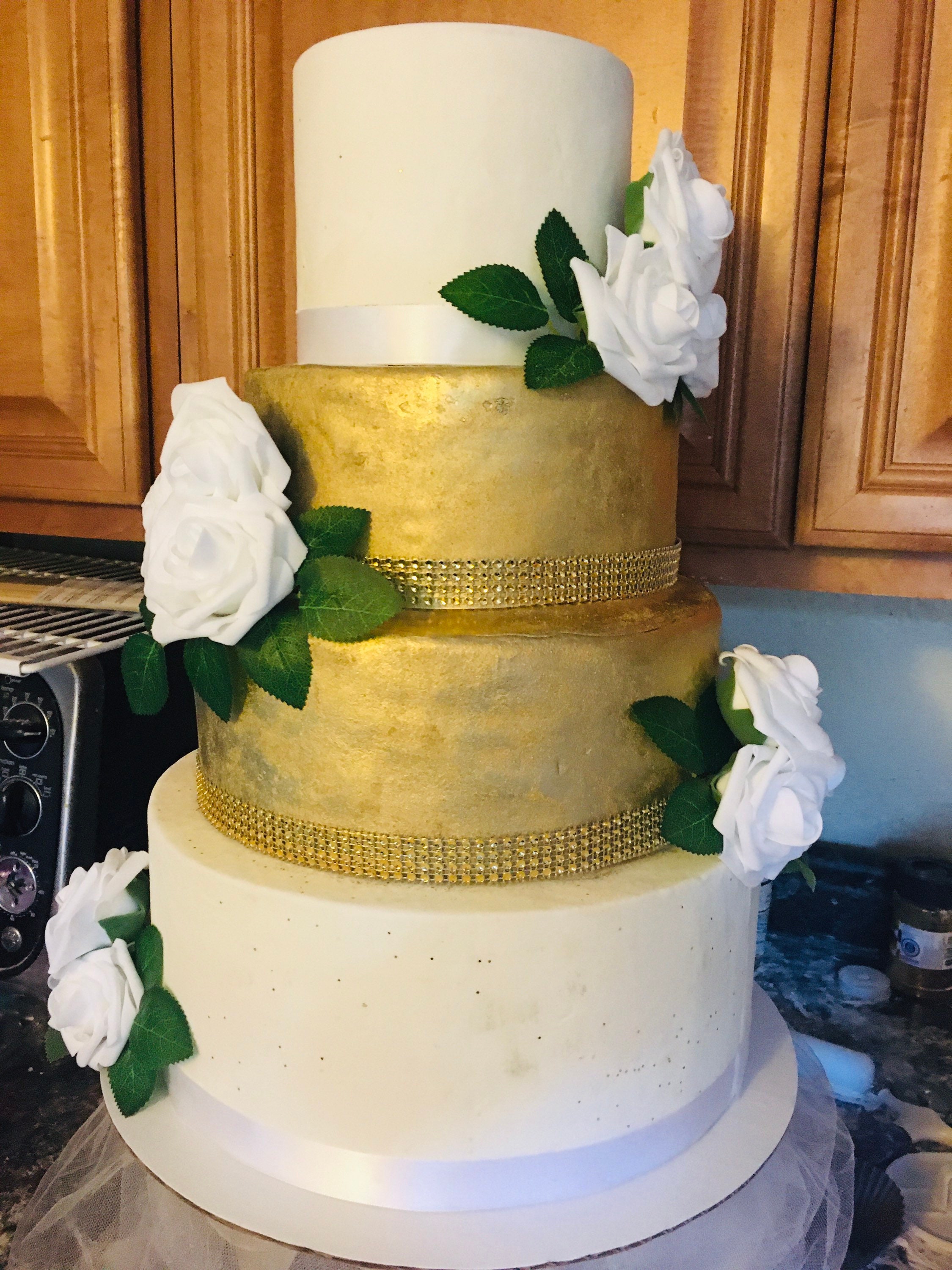 Gold Dummy Cake 5 Tier Etsy UK