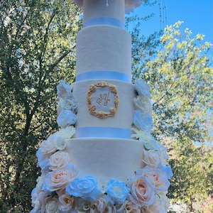 Cake Stands floral flowers wedding