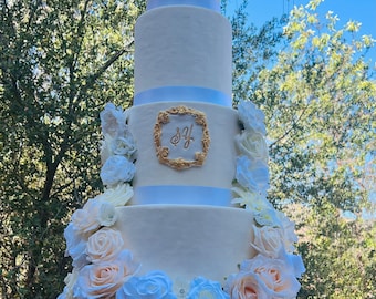 Cake Stands floral flowers wedding
