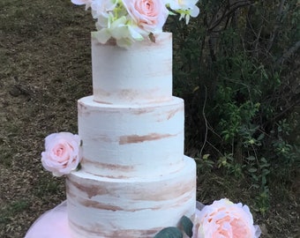 Rustic wedding Cake